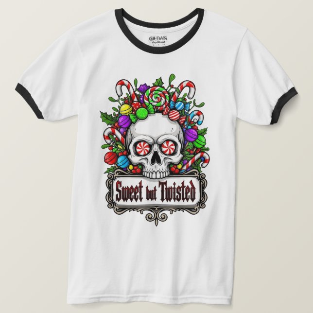 Christmas Ringer T-Shirt (Design Front)