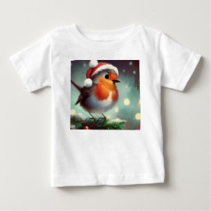 Christmas Robin 2 Baby T-Shirt