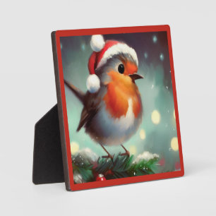 Christmas Robin 2 Plaque