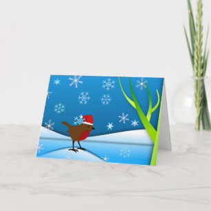 Christmas Robin Card