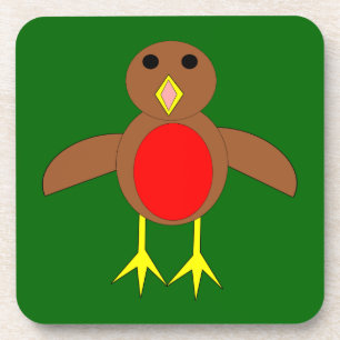 Christmas Robin Coaster