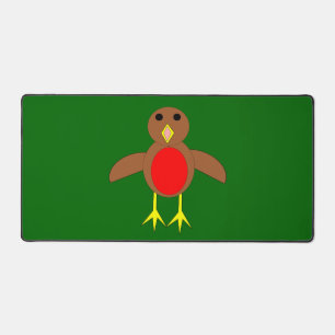 Christmas Robin Desk Mat