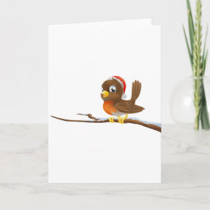 Christmas Robin Holiday Card