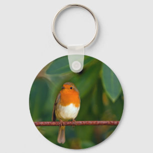 Christmas Robin Key Ring