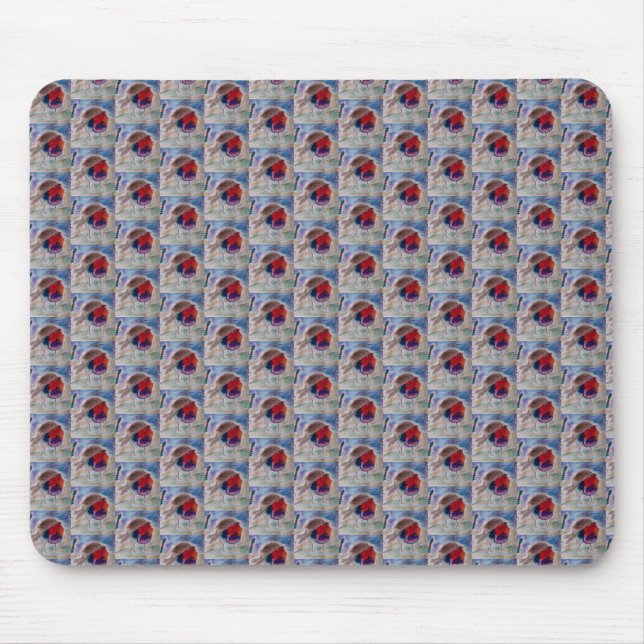Christmas Robin Mouse Pad (Front)