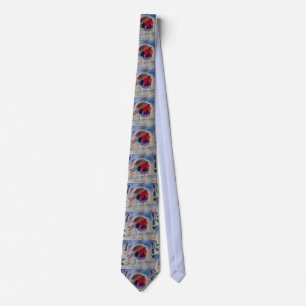 Christmas Robin Tie