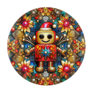 CHRISTMAS ROBOT ~ Cutting Board