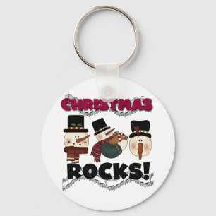 Christmas Rocks T-shirts and Gifts Key Ring