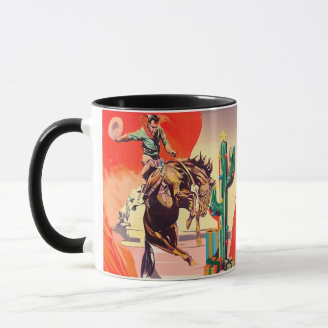 Christmas Rodeo Mug (Left)