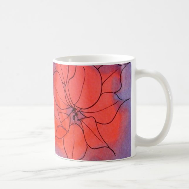 Christmas Rose Coffee Mug (Right)
