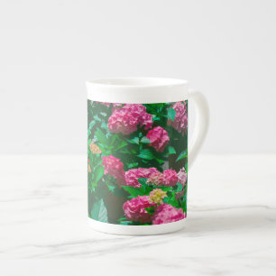 Christmas Rose Helleborus Flowers Floral Bone China Mug