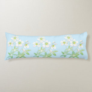 Christmas rose, Helleborus niger Body Cushion