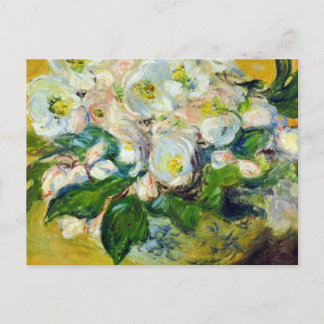 Christmas Roses - Claude Monet Holiday Postcard