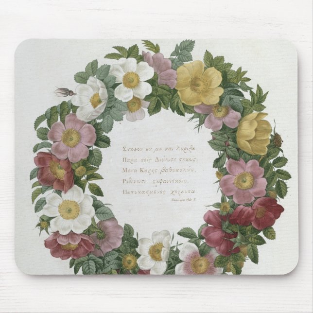 Christmas Roses Mouse Pad (Front)