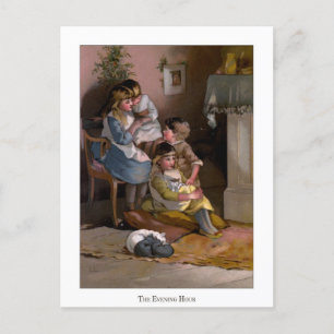 Christmas Roses: The Evening Hour Postcard
