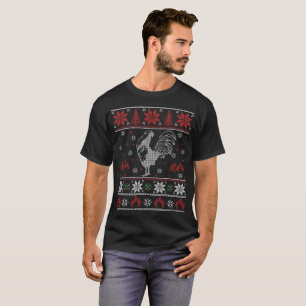 Christmas Roster Chicken T-shirt