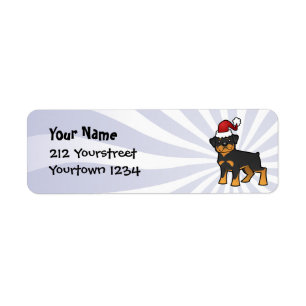 Christmas Rottweiler