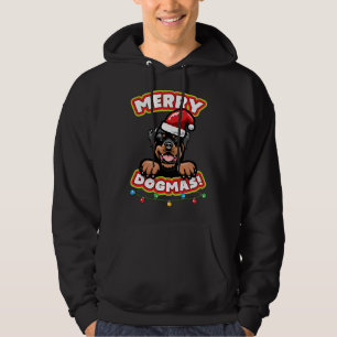 Christmas Rottweiler Hoodie