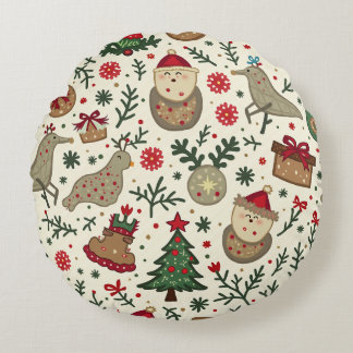 Christmas Round Pillow