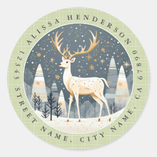 Christmas Round Stickers