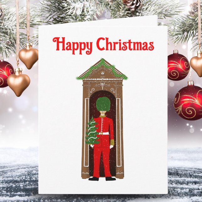 Christmas Royal Guard With Gingerbread House Card (Creator Uploaded)
