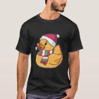 Christmas Rubber Duck Santa Hat Gift For Duck Fans