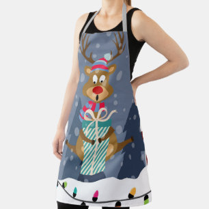 Christmas Rudolph Apron