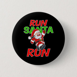 Christmas Running Gift Shirt Santa Run 5k Race 6 Cm Round Badge