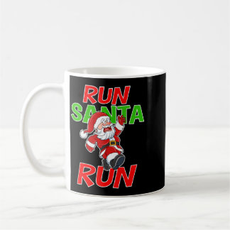 Christmas Running Gift Shirt Santa Run 5k Race Coffee Mug