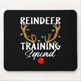 Christmas Running Reindeer Runner Training Squad T Mouse Pad