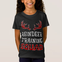 Christmas Running Team Reindeer Training Squad Red