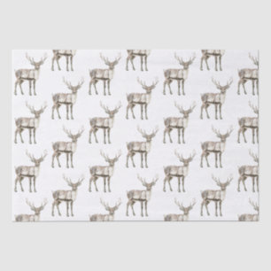 Christmas Rustic Deer  Tissue Paper