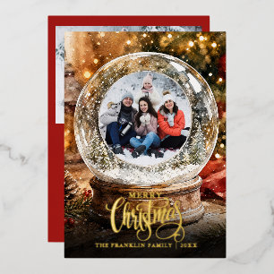 Christmas Rustic Snow Globe 2 Photo