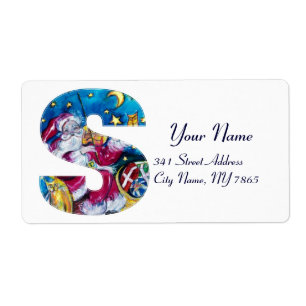 CHRISTMAS S LETTER / INSPIRED SANTA MONOGRAM