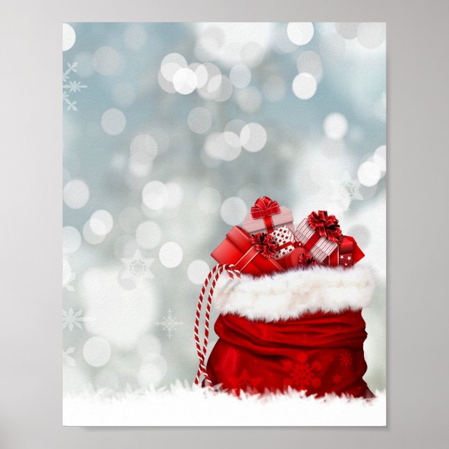 Christmas Sack of Gifts Poster (Front)