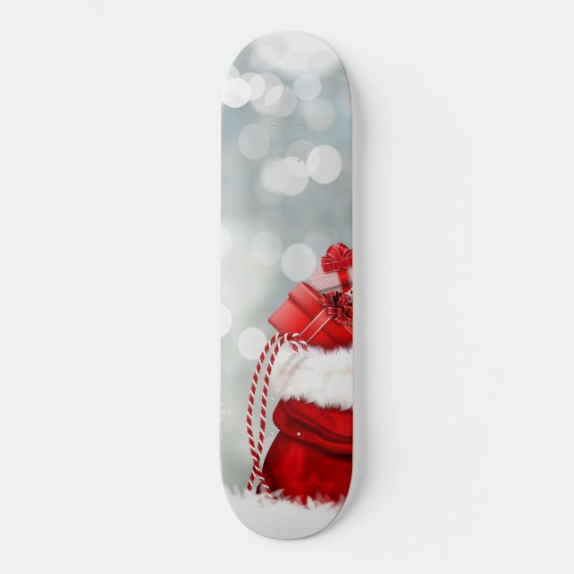 Christmas Sack of Gifts Skateboard (Front)