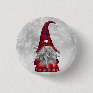 Christmas Santa     3 Cm Round Badge