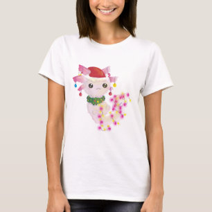 christmas santa axolotl T-Shirt