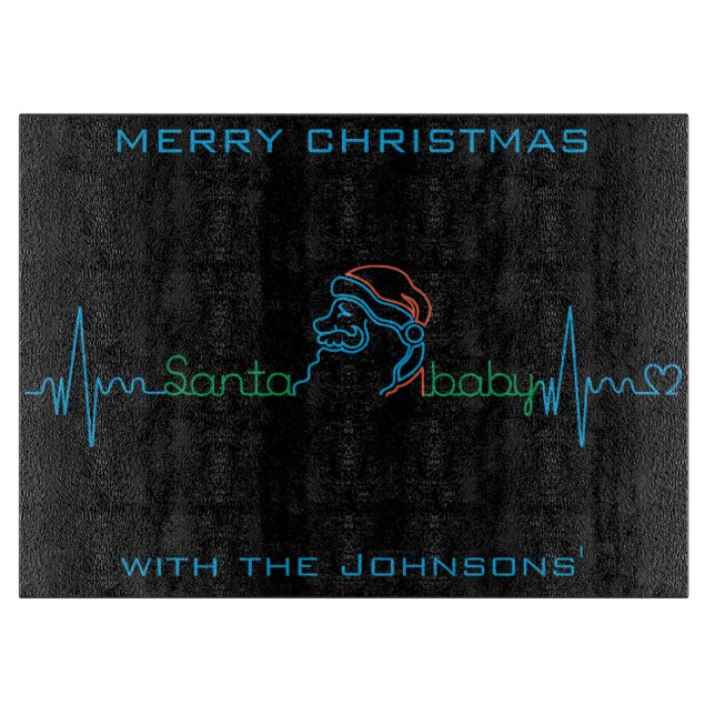 Christmas Santa Baby Cutting Board (Front)