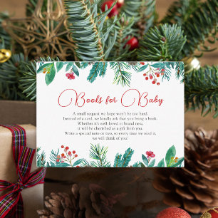 Christmas Santa Baby Gender-Neutral Books for Baby Enclosure Card