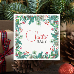 Christmas Santa Baby Gender-Neutral  Napkin
