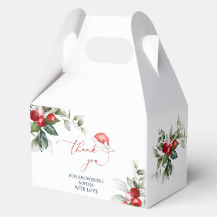 Christmas Santa Baby Shower Collection Favour Box