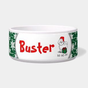 Christmas Santa Bichon Frise Dog Cute