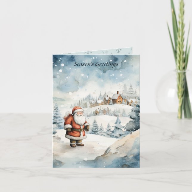 Christmas Santa Card (Front)