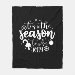 Christmas Santa Child Family Fleece Blanket