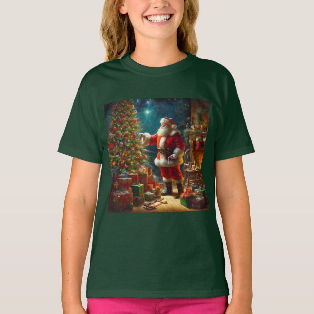 Christmas Santa Claus 1 T-Shirt (Front)
