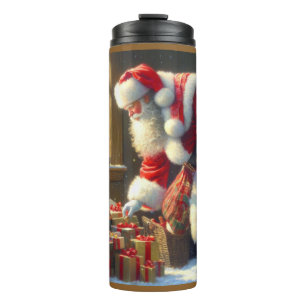 Christmas Santa Claus 3 Thermal Tumbler