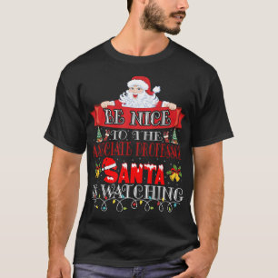 Christmas Santa Claus Associate Professor Gift T-Shirt