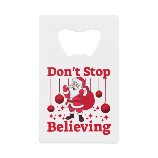 Christmas Santa Claus Believing (Front)