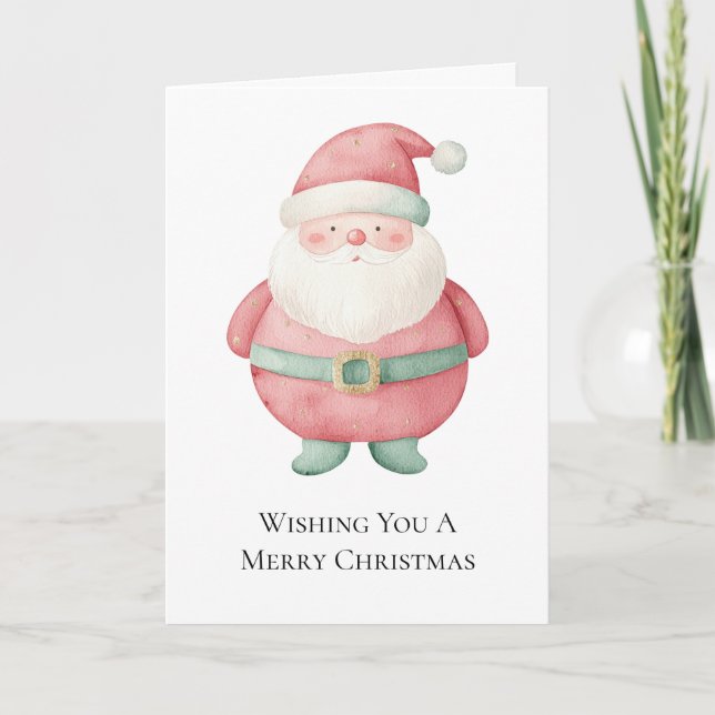Christmas Santa Claus Card (Front)